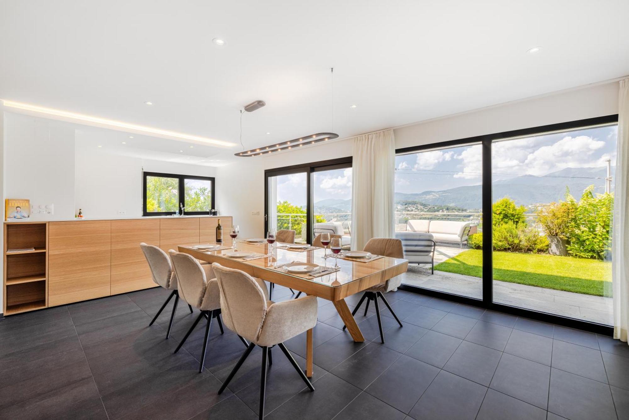 Villa Girandola With Private, Heated Pool Lugano Exterior foto